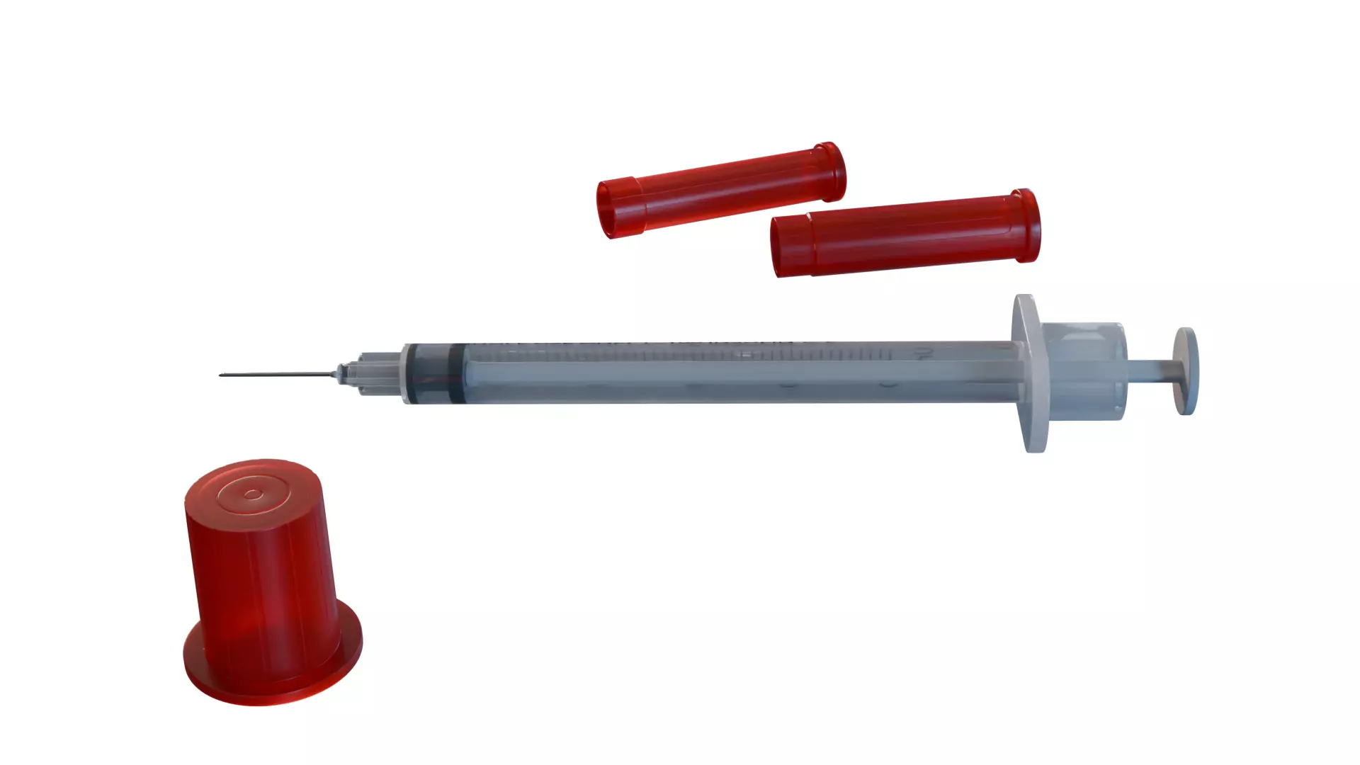 Insulin Syringe 50 mL 3D model_2