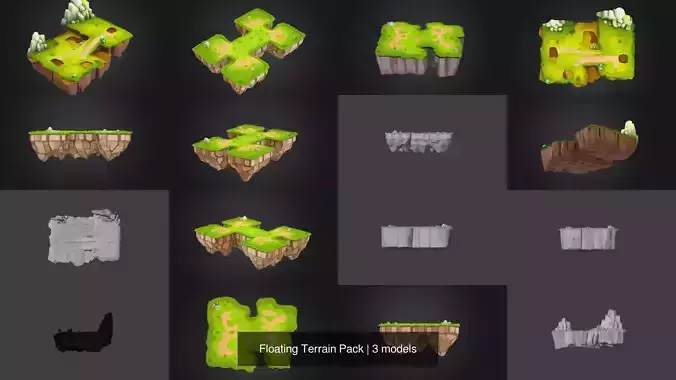 Floating Terrain Pack Texture
