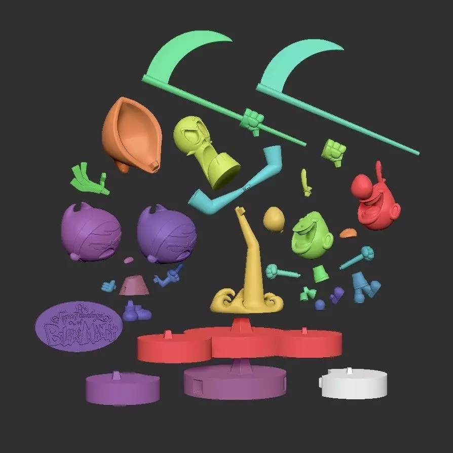 BILLY MANDY Y PURO HUESOS 3D print model_11