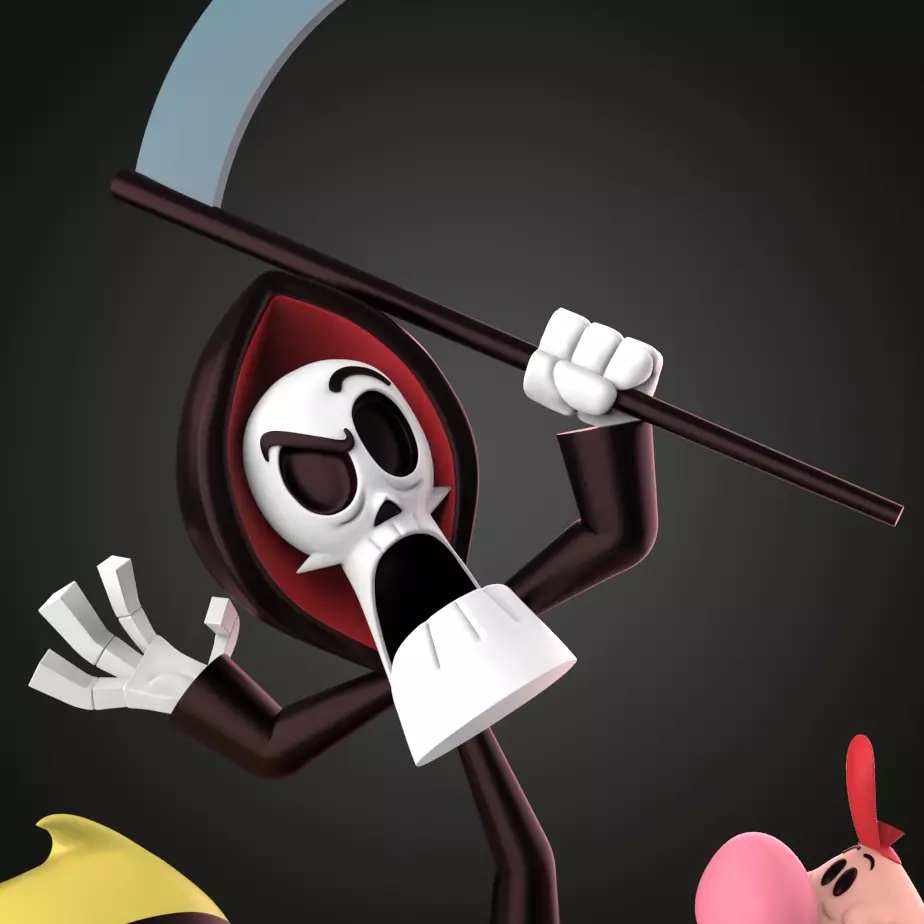 BILLY MANDY Y PURO HUESOS 3D print model_6