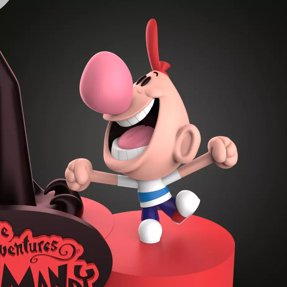 BILLY MANDY Y PURO HUESOS 3D print model_5