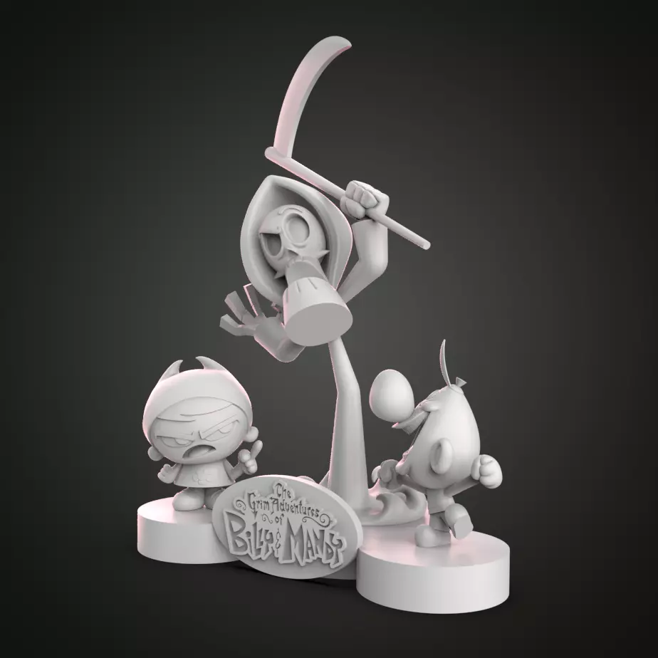 BILLY MANDY Y PURO HUESOS 3D print model_9