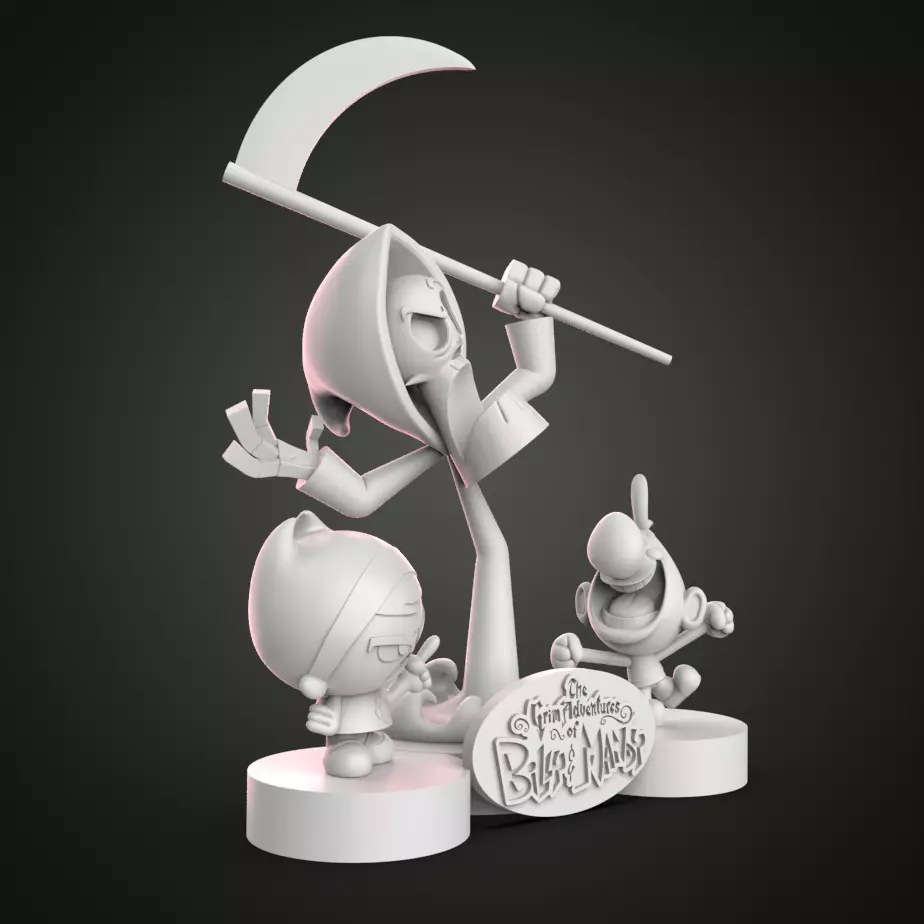 BILLY MANDY Y PURO HUESOS 3D print model_8