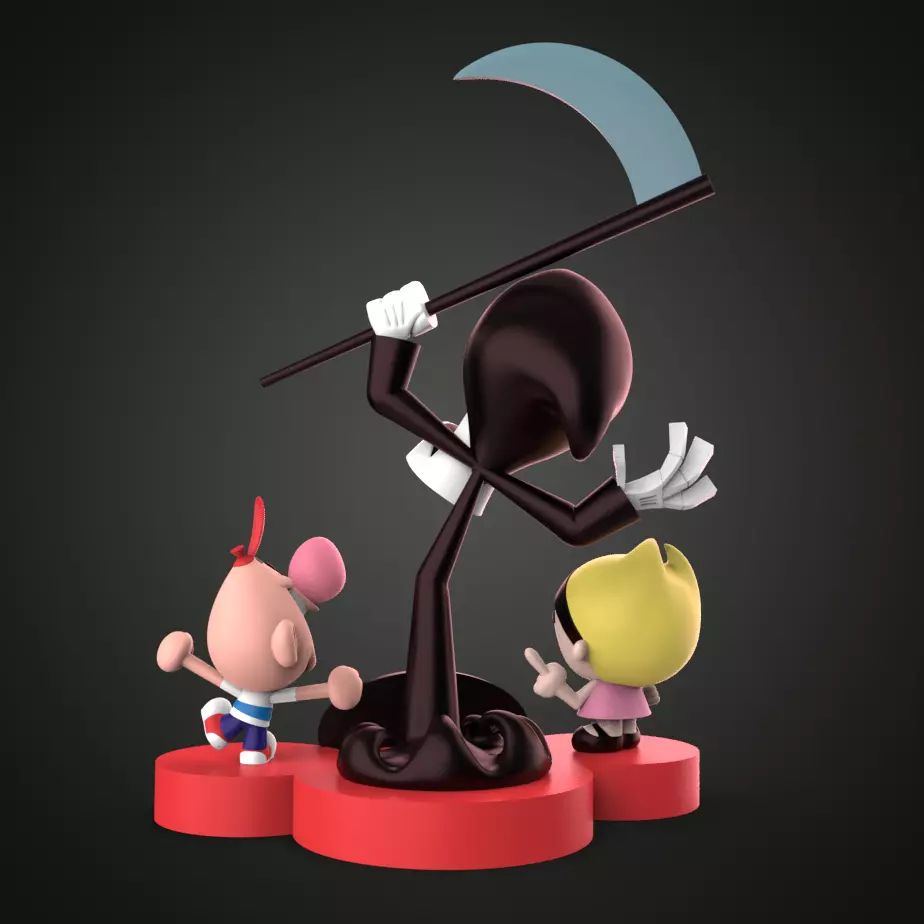 BILLY MANDY Y PURO HUESOS 3D print model_3