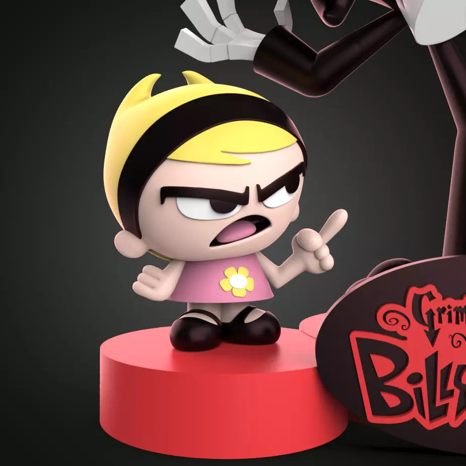BILLY MANDY Y PURO HUESOS 3D print model_4