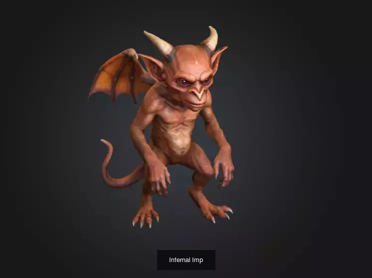 Horror Mutant Monster Creatures Pack 3D Model Collection_10