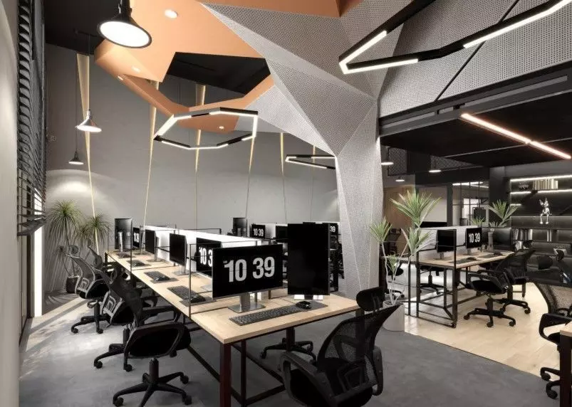 Office Room Interior Model 3D model_6