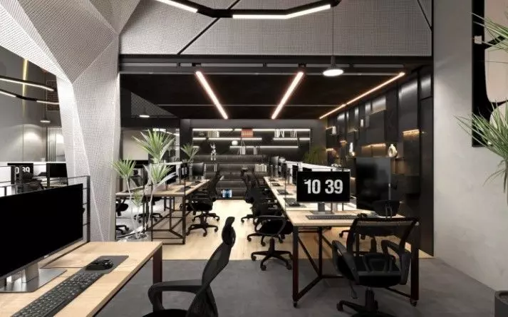 Office Room Interior Model 3D model_4