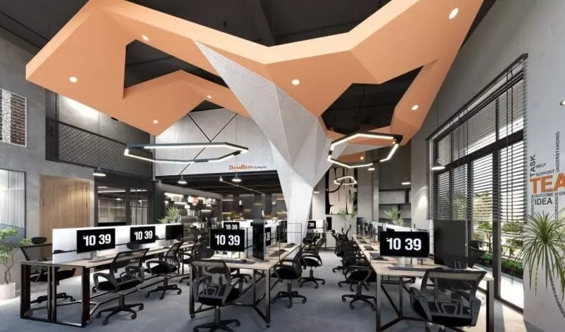 Office Room Interior Model 3D model_5