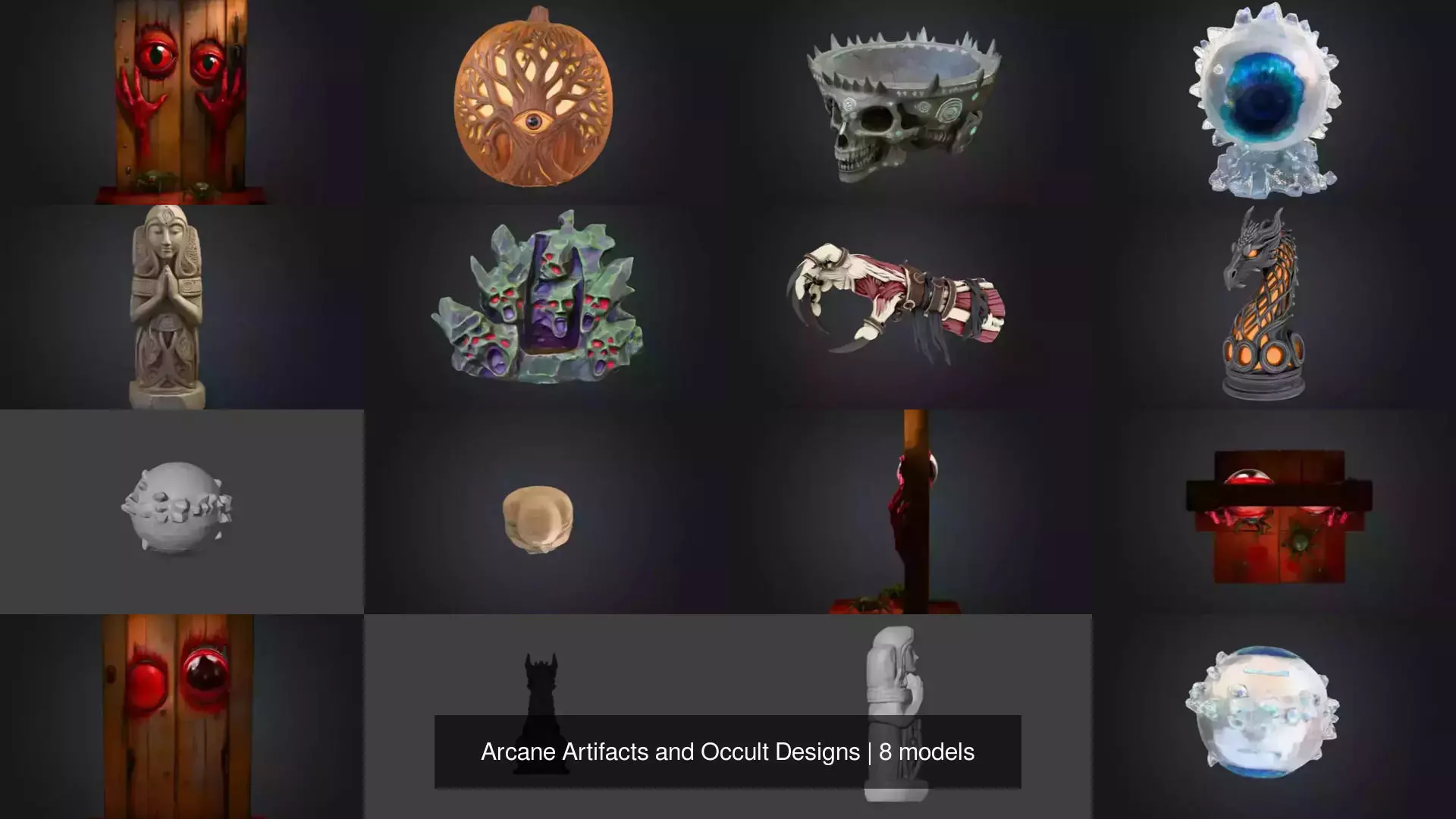 Arcane Artifacts and Occult Designs 3D Model Collection_0