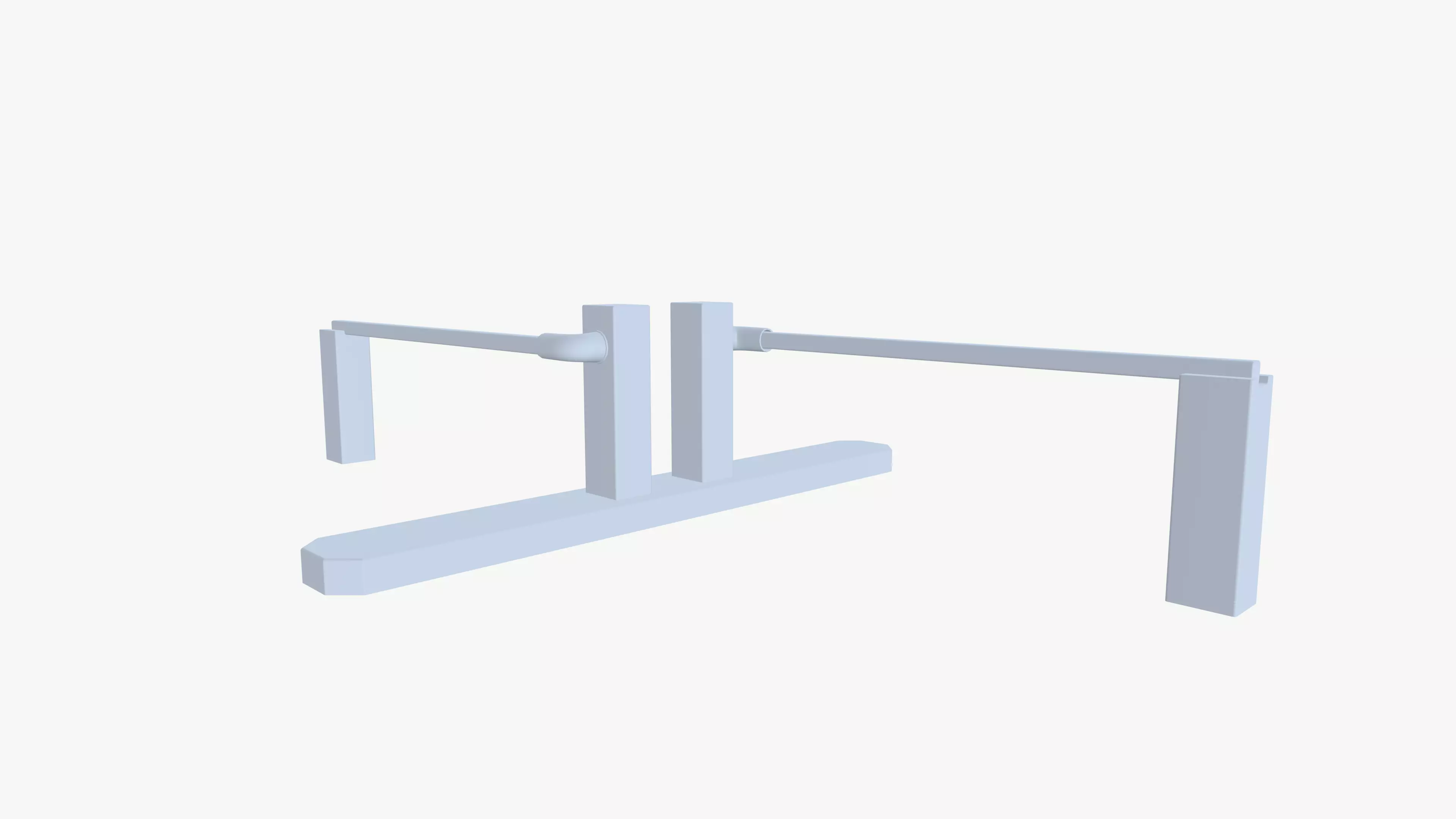 Boom Barrier Low-poly 3D model_8