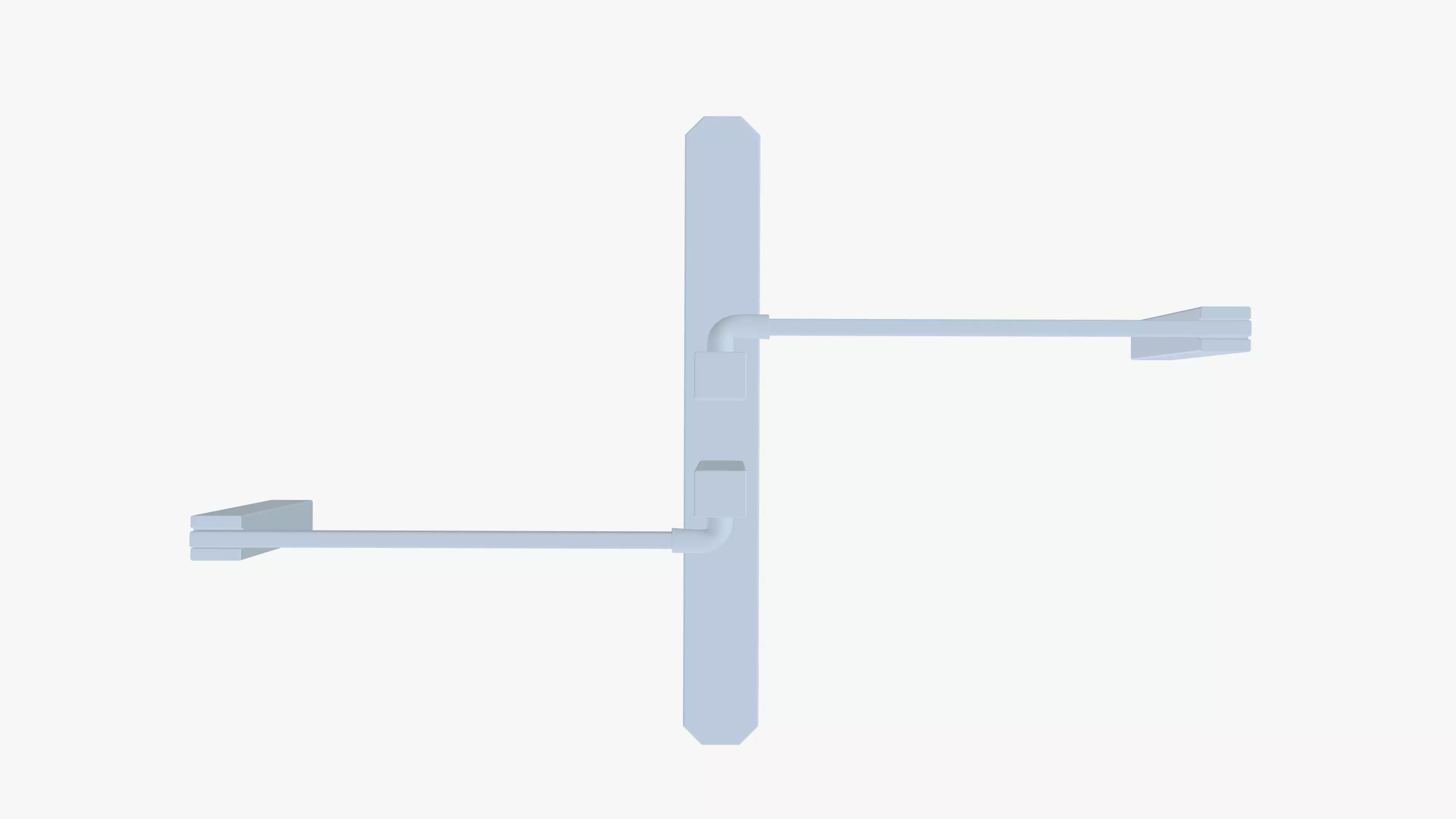 Boom Barrier Low-poly 3D model_7