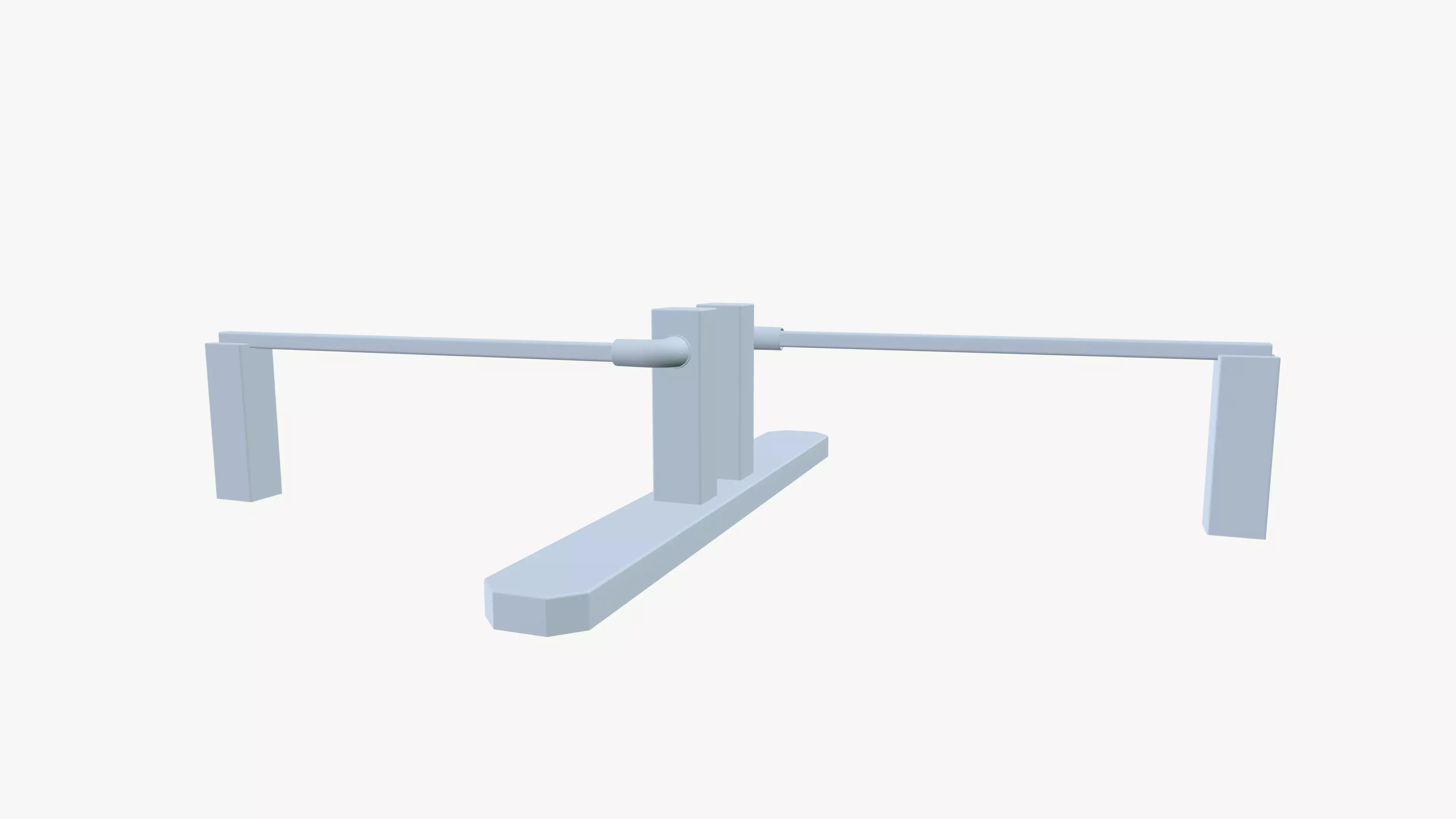 Boom Barrier Low-poly 3D model_6