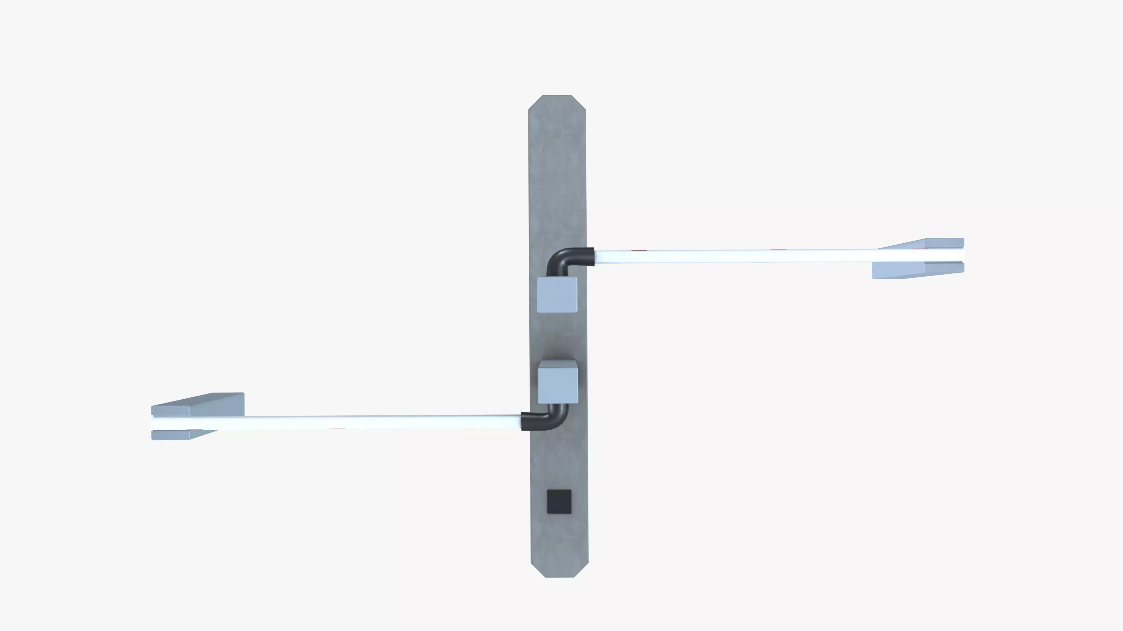 Boom Barrier Low-poly 3D model_2