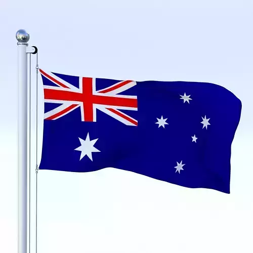 Animated Australian Flag