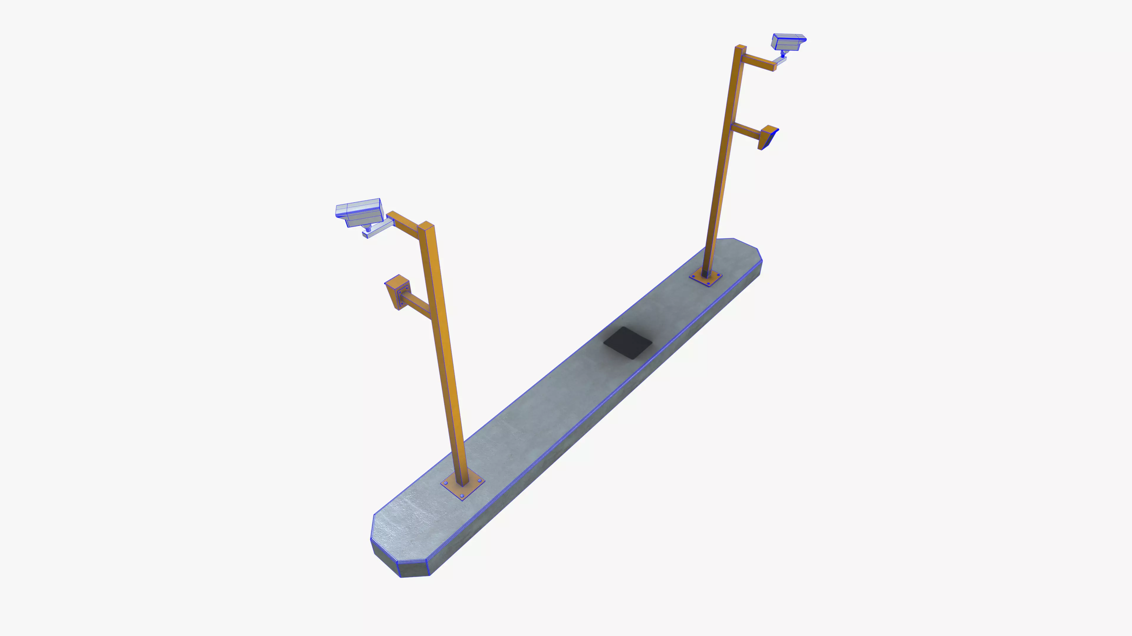 ID Scanner Low-poly 3D model_11