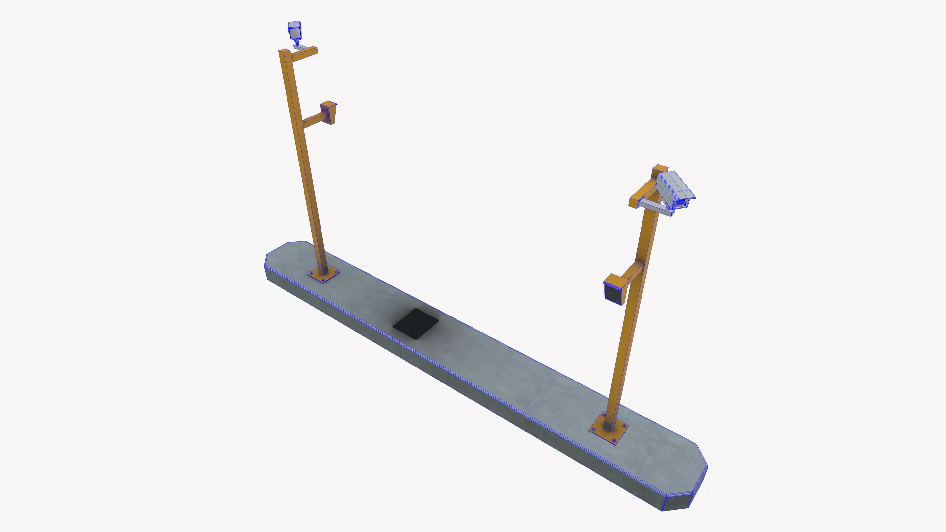 ID Scanner Low-poly 3D model_12