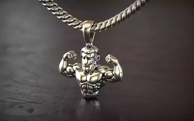 Muscle Man Pendant