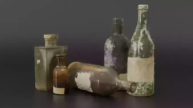 Bottles Collection Old Glass