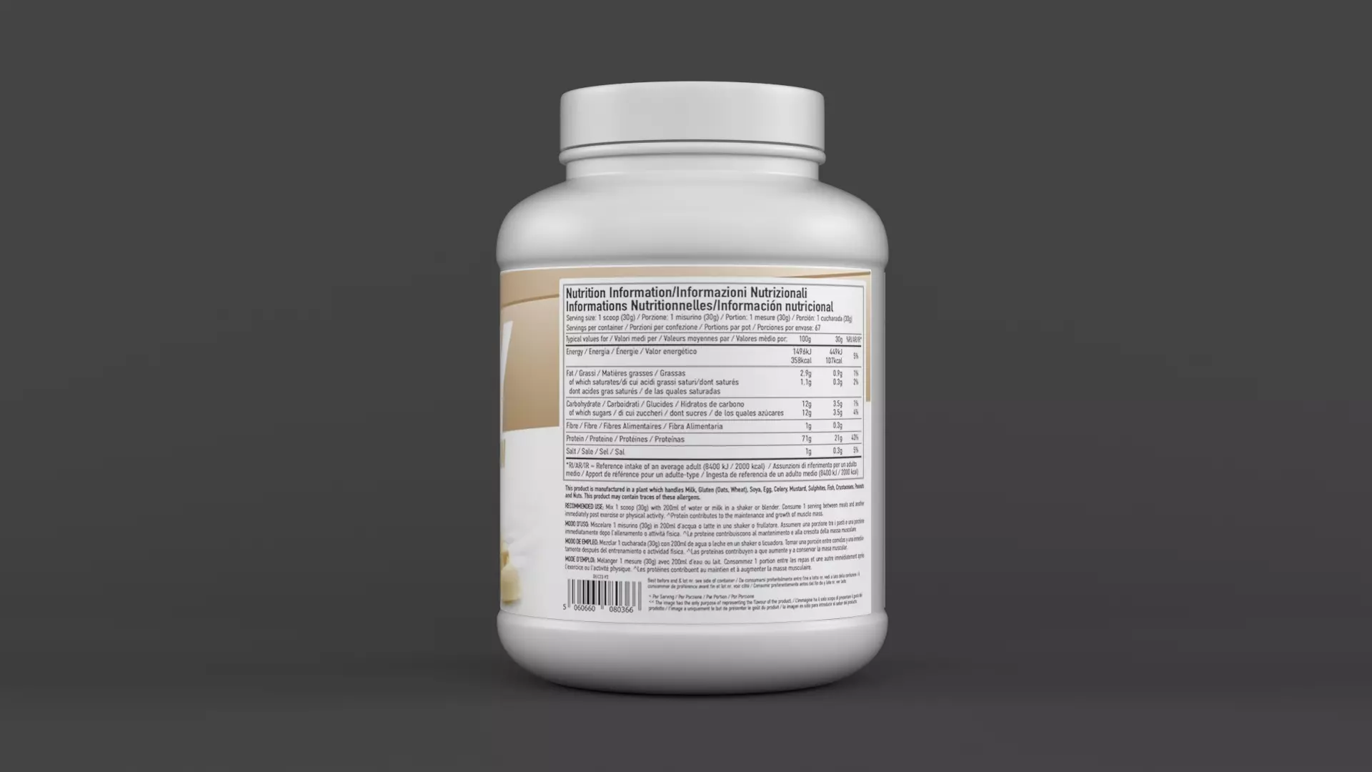 Protein Powder 3D model_2