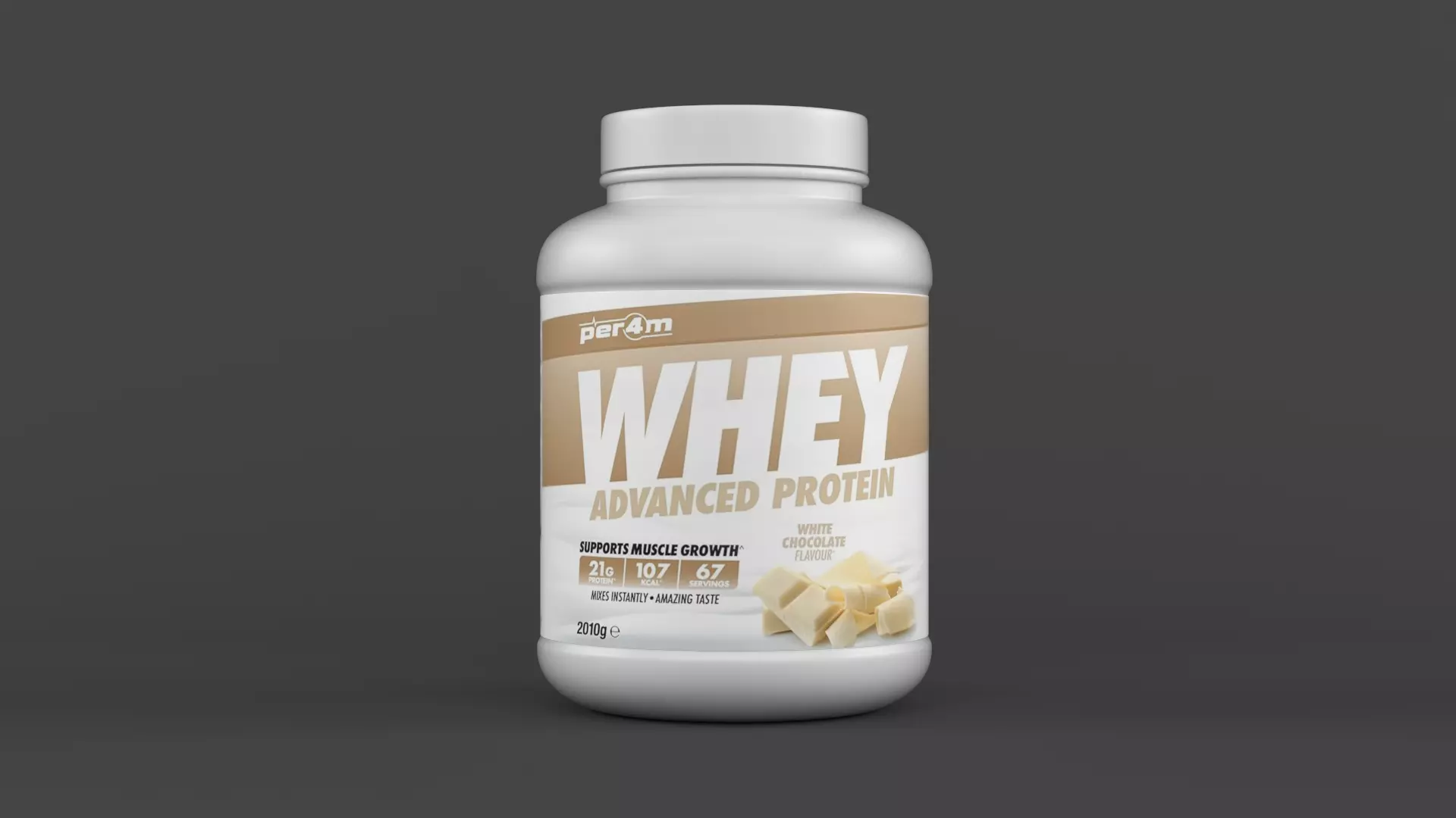 Protein Powder 3D model_1