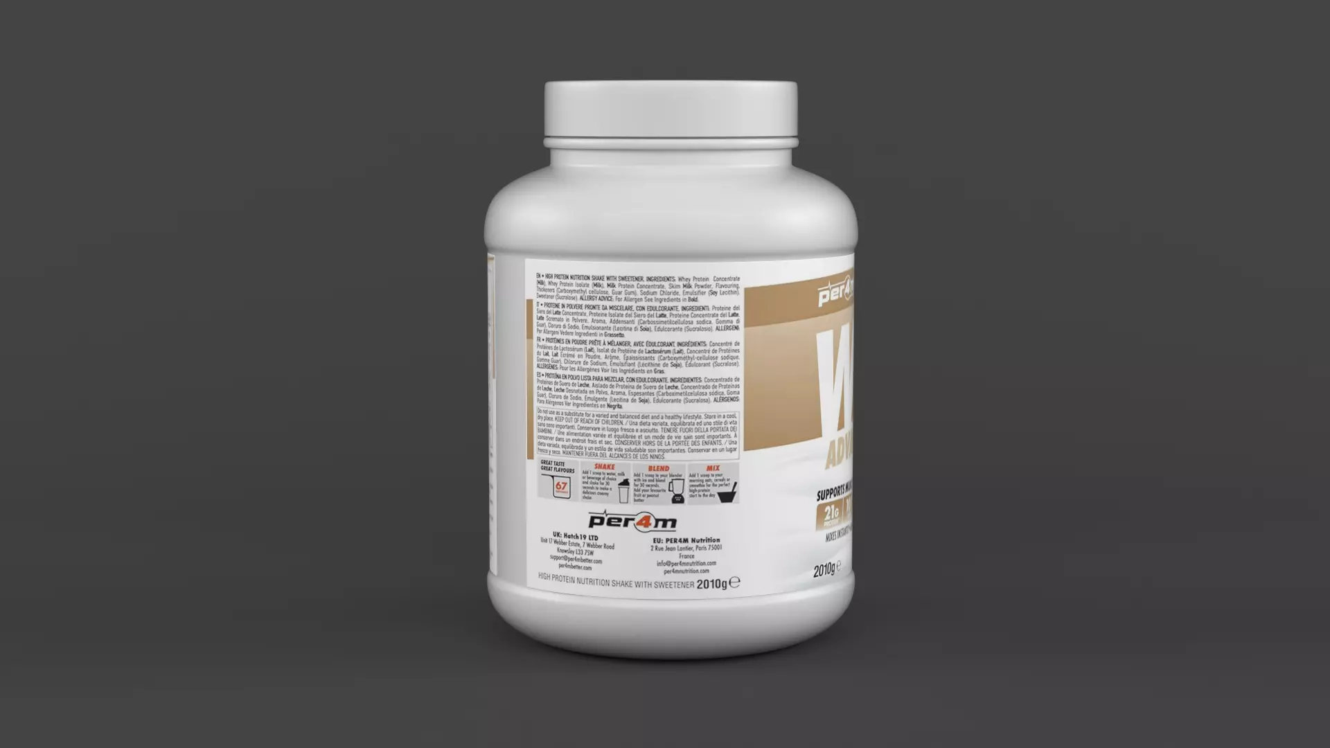 Protein Powder 3D model_3