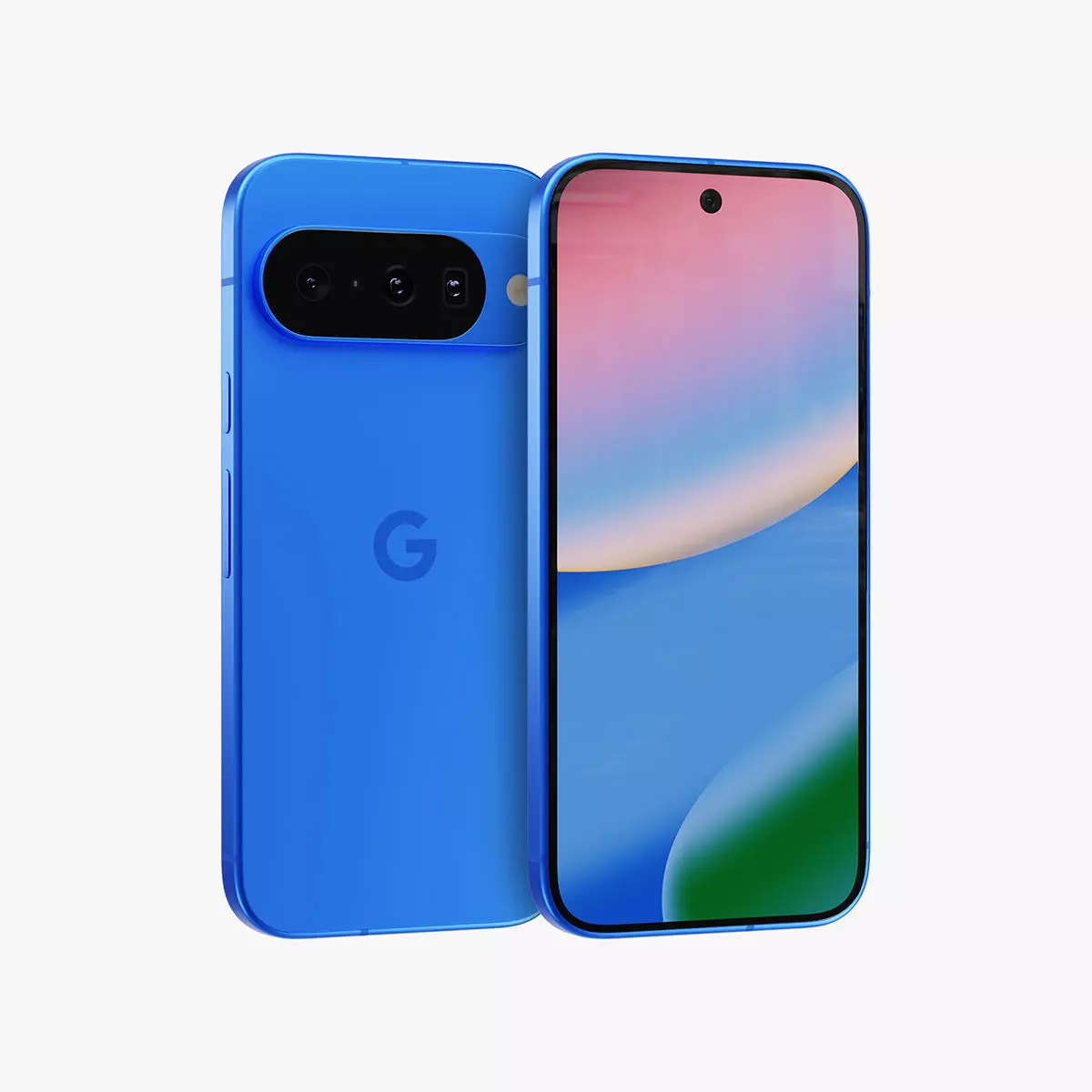 Google Pixel 10 Indigo Low-poly 3D model_0