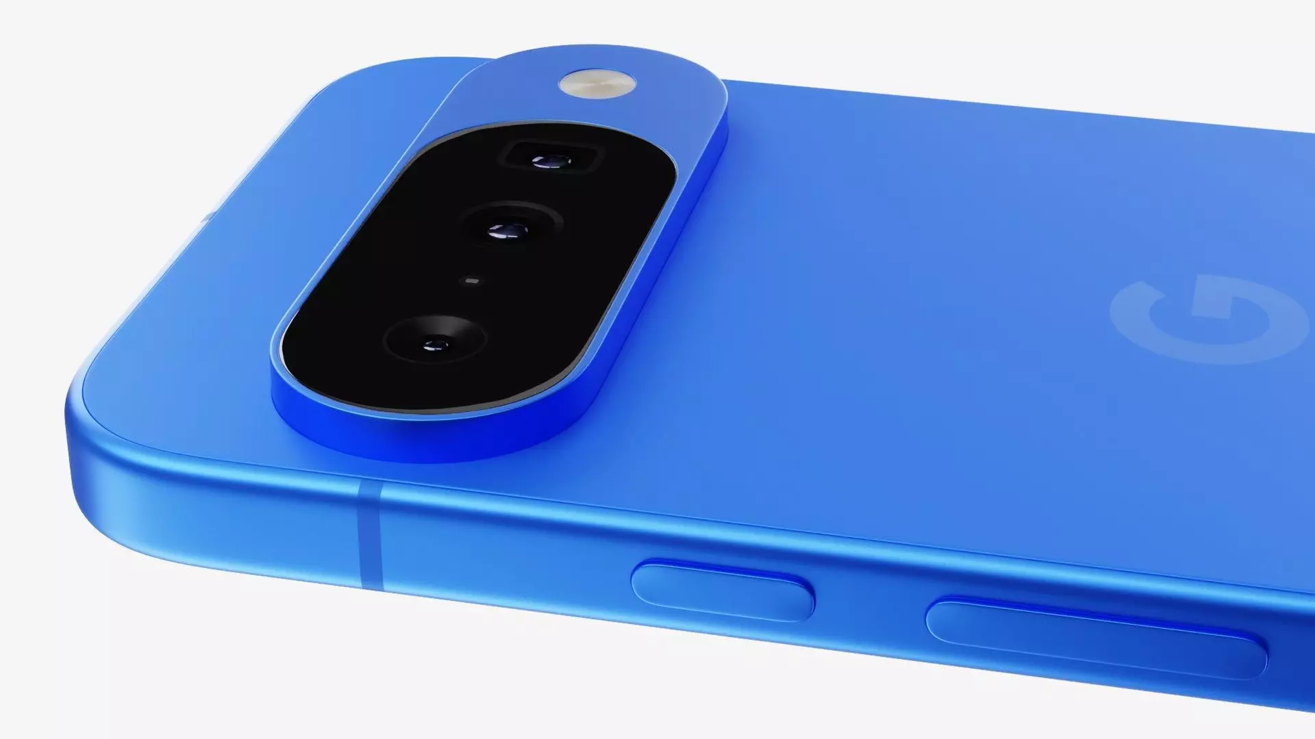 Google Pixel 10 Indigo Low-poly 3D model_5