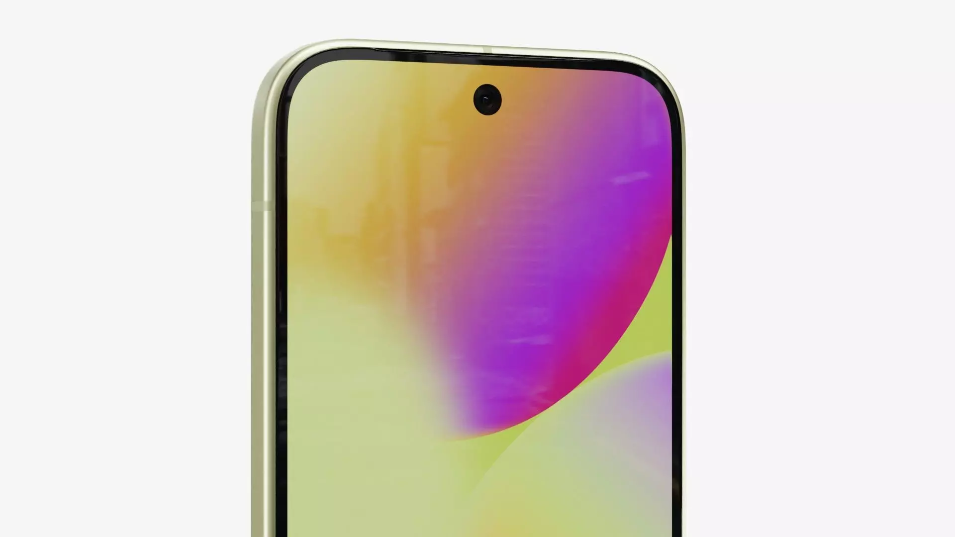 Google Pixel 10 Lemongrass Low-poly 3D model_7