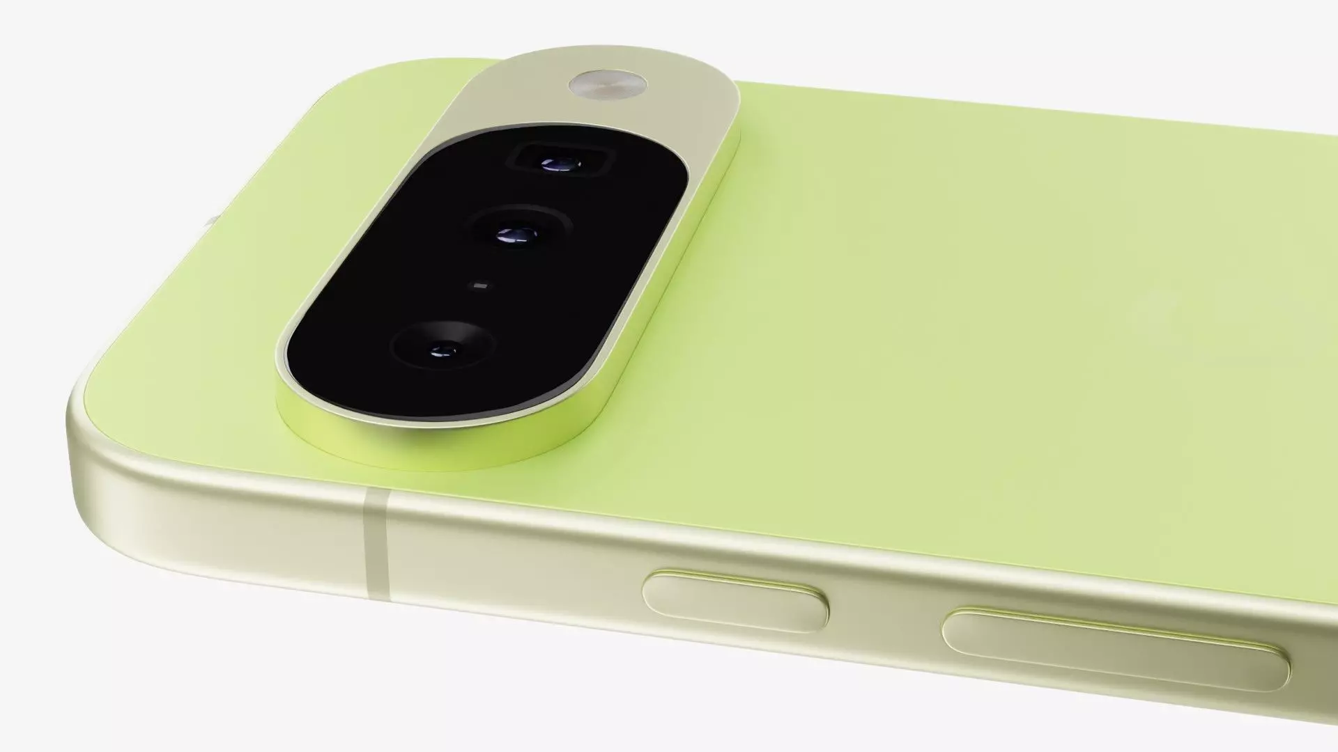 Google Pixel 10 Lemongrass Low-poly 3D model_5