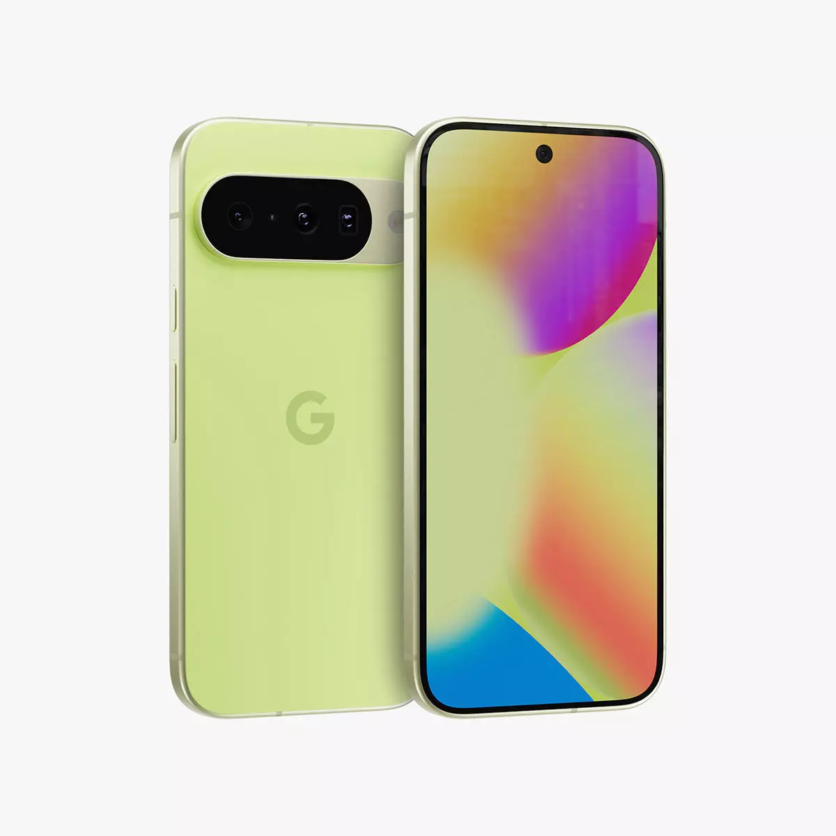Google Pixel 10 Lemongrass Low-poly 3D model_0