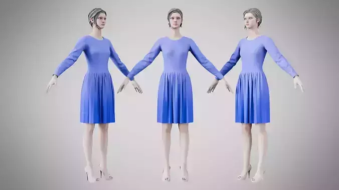 Dress 05 Very Light Blue