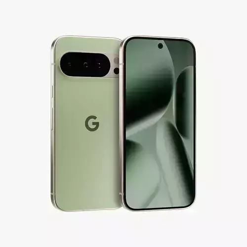 Google Pixel 10 Pro Jade Low-poly 3D model