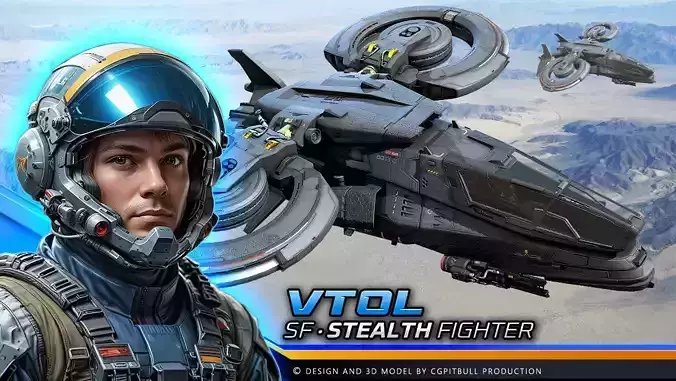 VTOL - STEALTH Fighter