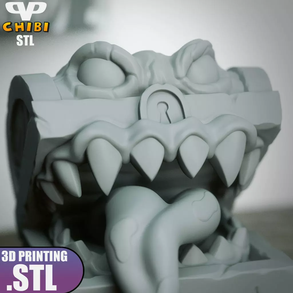 Mimic Chibi STL for 3D Printing ChibiSTL 3DXM 3D print model_4
