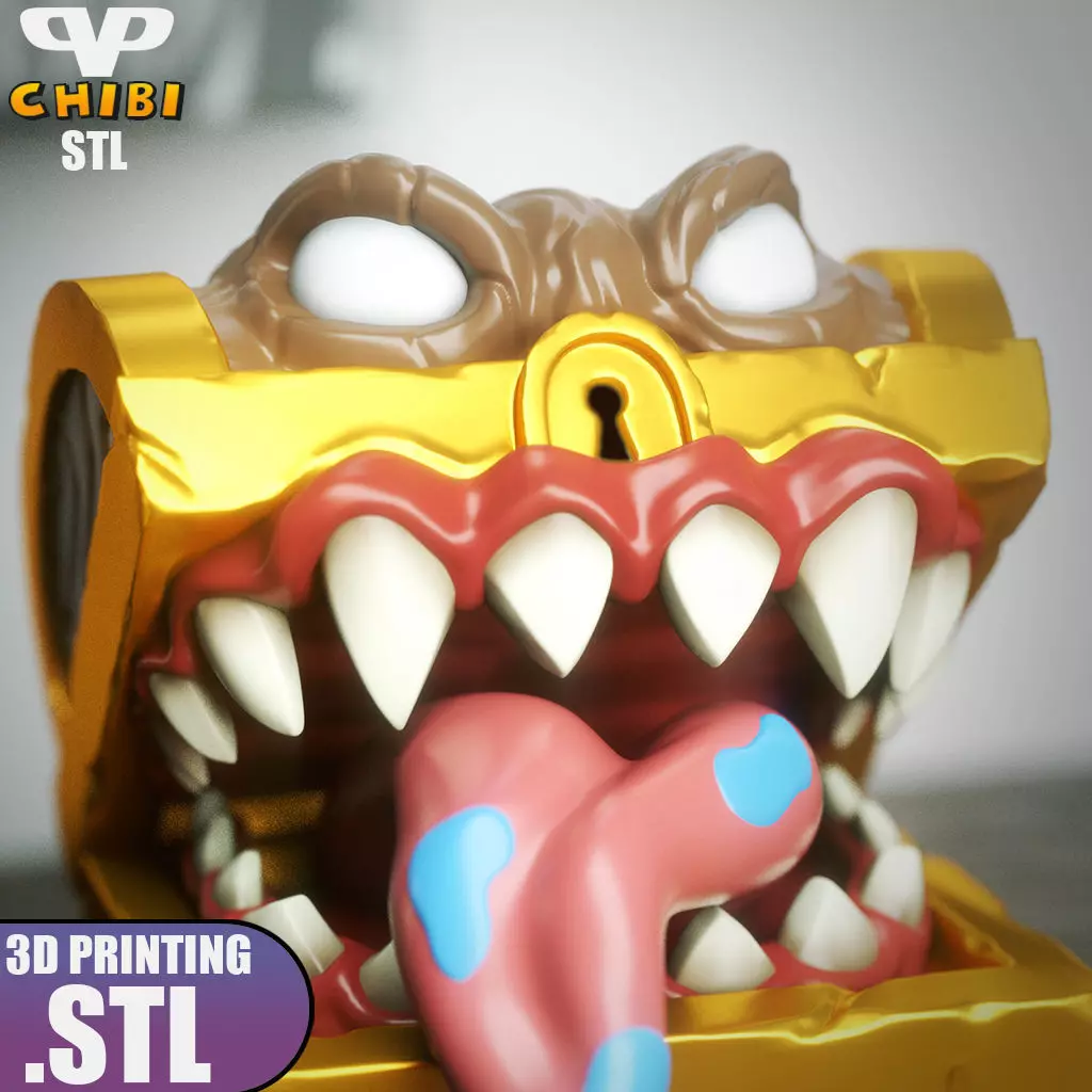 Mimic Chibi STL for 3D Printing ChibiSTL 3DXM 3D print model_1