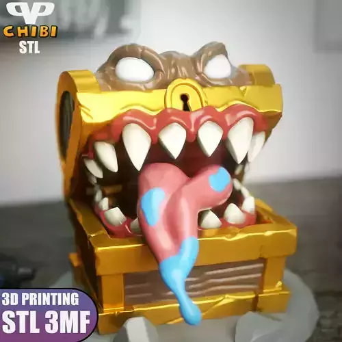 Mimic Chibi STL for 3D Printing ChibiSTL 3DXM
