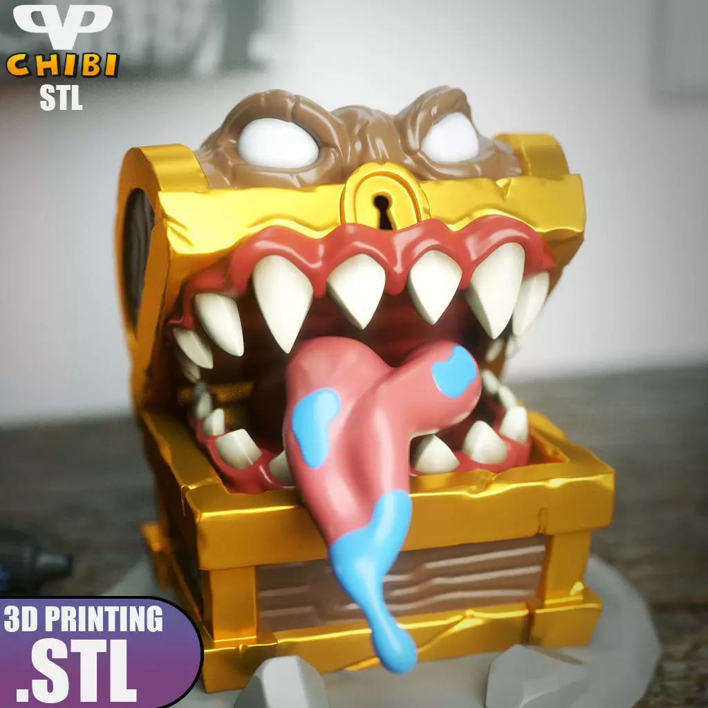 Mimic Chibi STL for 3D Printing ChibiSTL 3DXM 3D print model_0