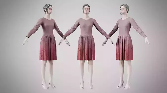 Dress 05 Bazaar With Design