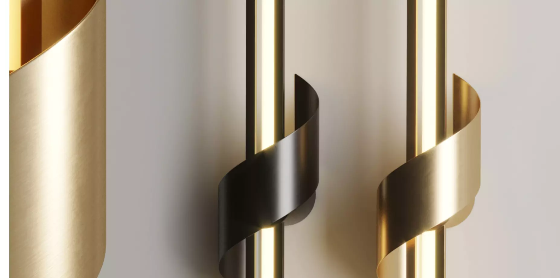 lampatron TINUS BEND wall light  Low-poly 3D model_10