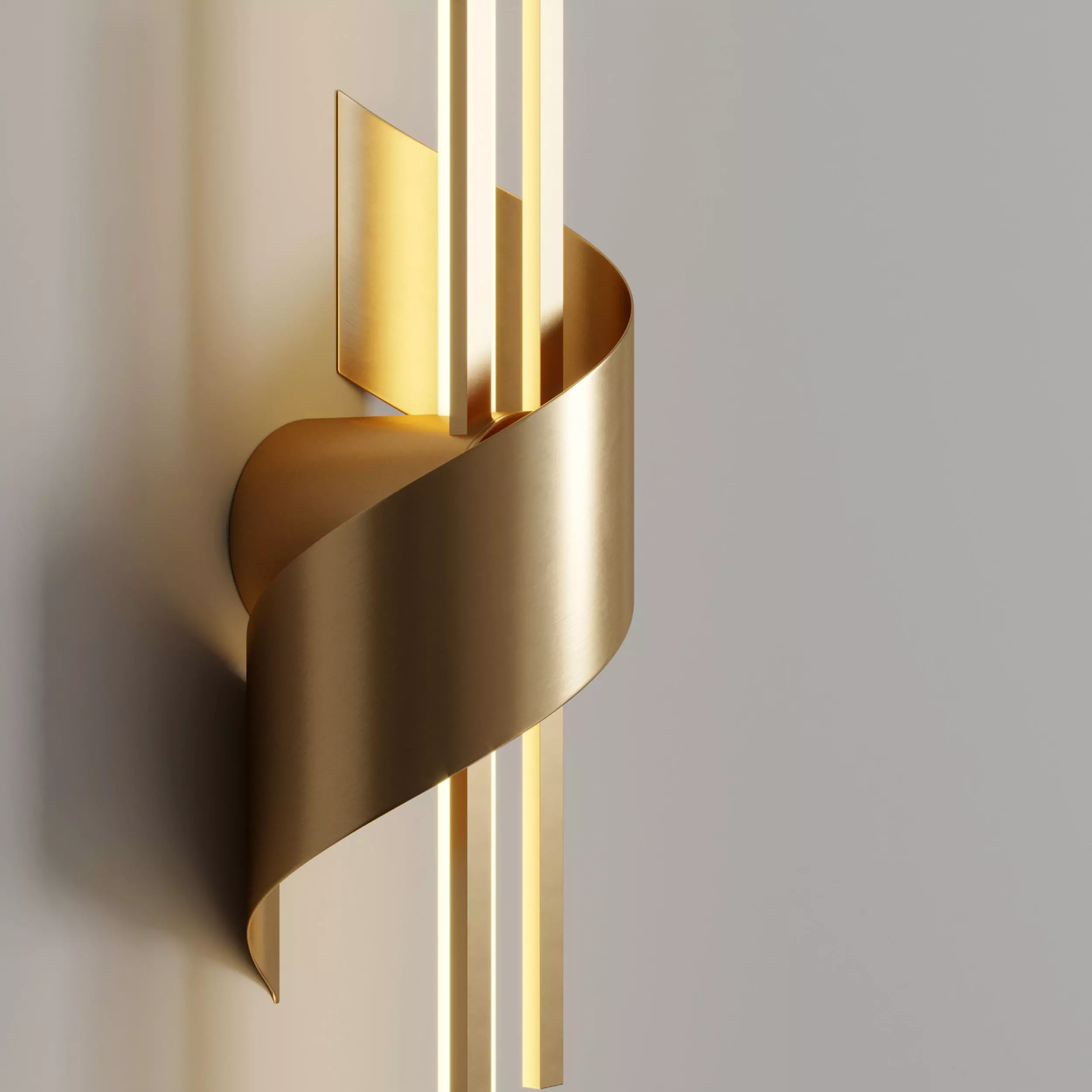 lampatron TINUS BEND wall light  Low-poly 3D model_4