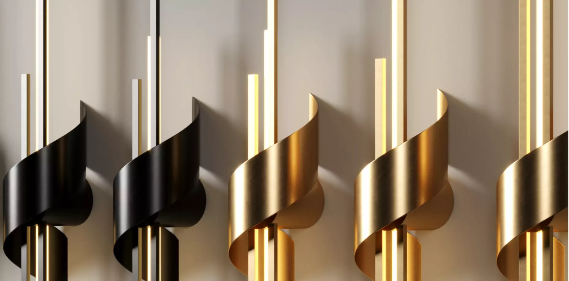 lampatron TINUS BEND wall light  Low-poly 3D model_6