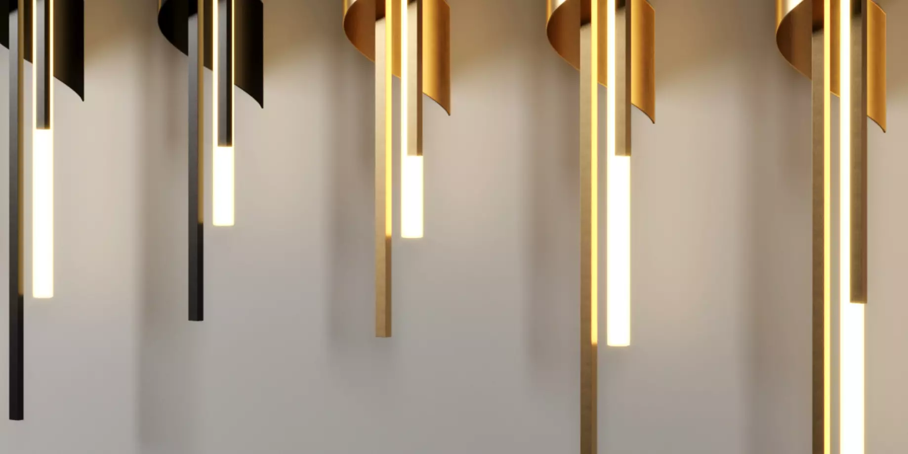 lampatron TINUS BEND wall light  Low-poly 3D model_7