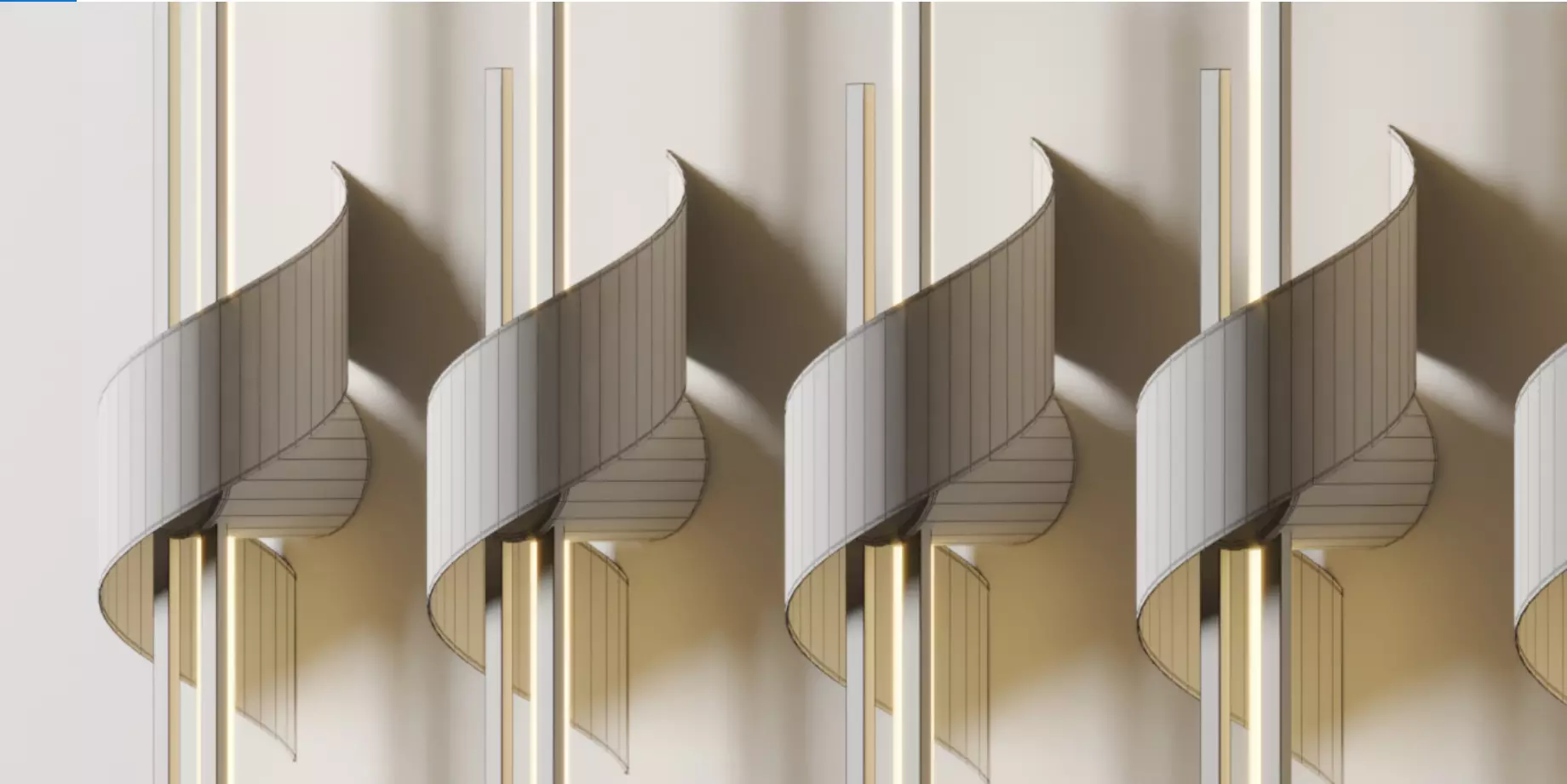 lampatron TINUS BEND wall light  Low-poly 3D model_8