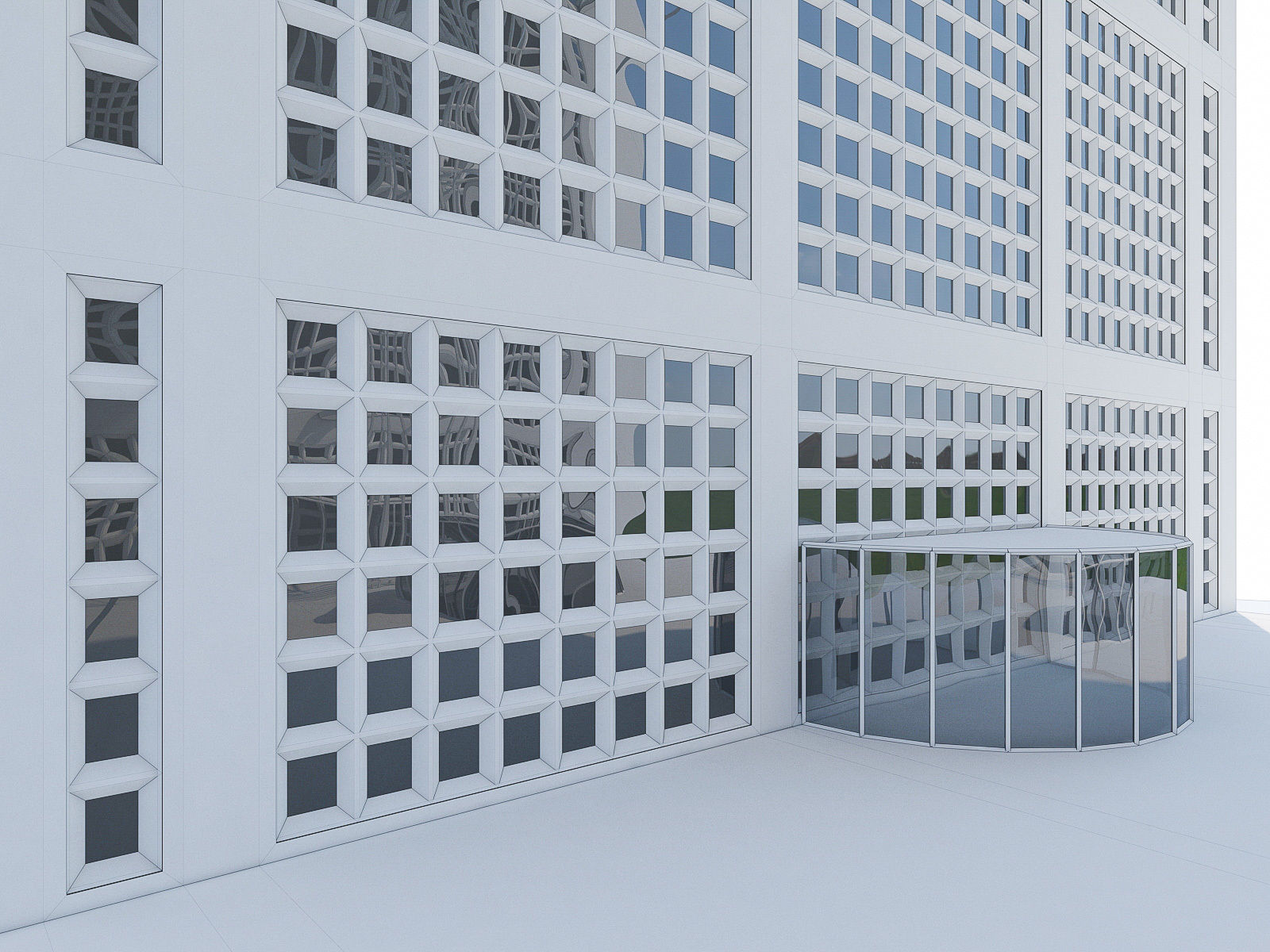 La Defense Buildings Collection Low-poly 3D model_18