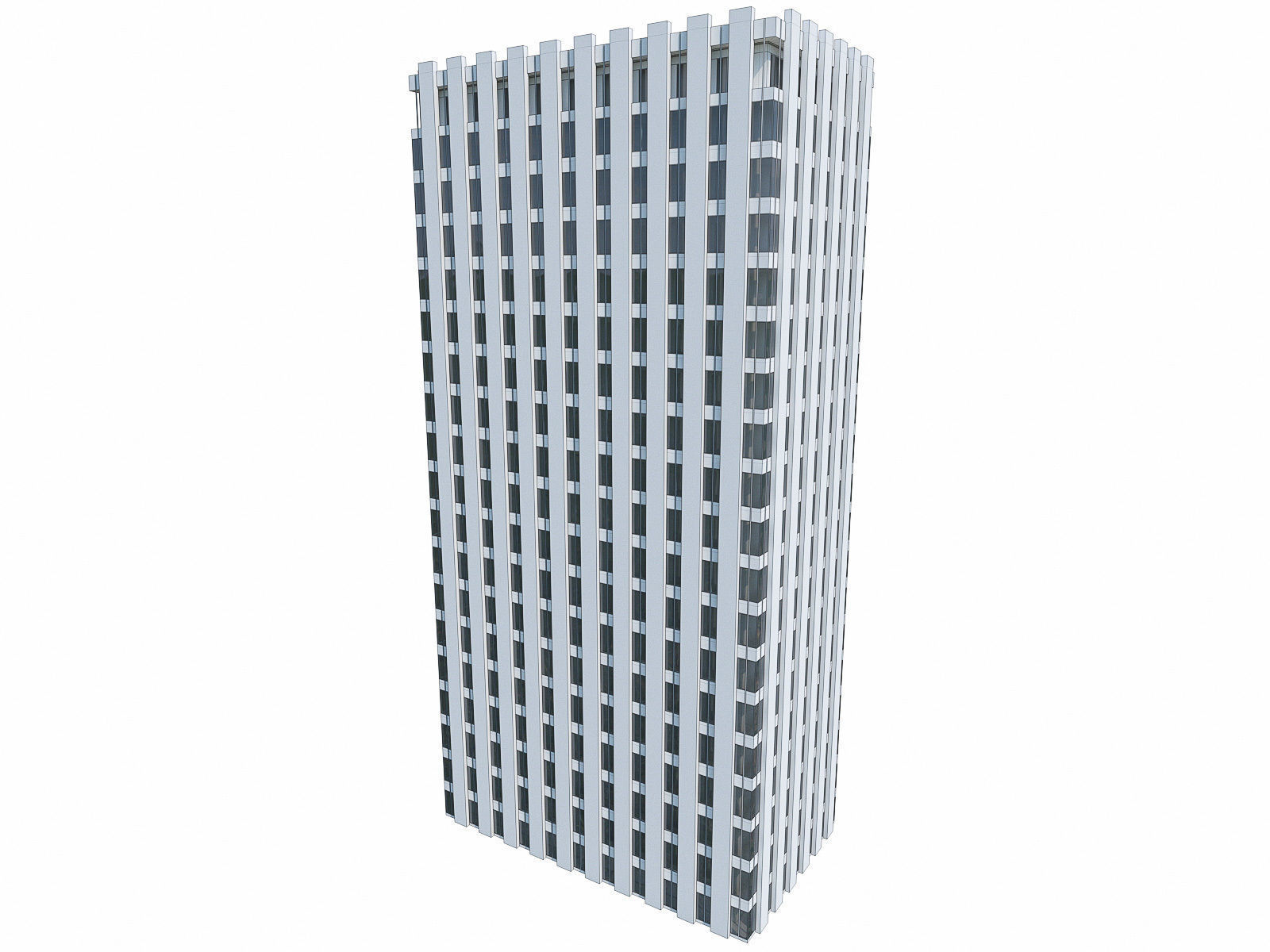 La Defense Buildings Collection Low-poly 3D model_28