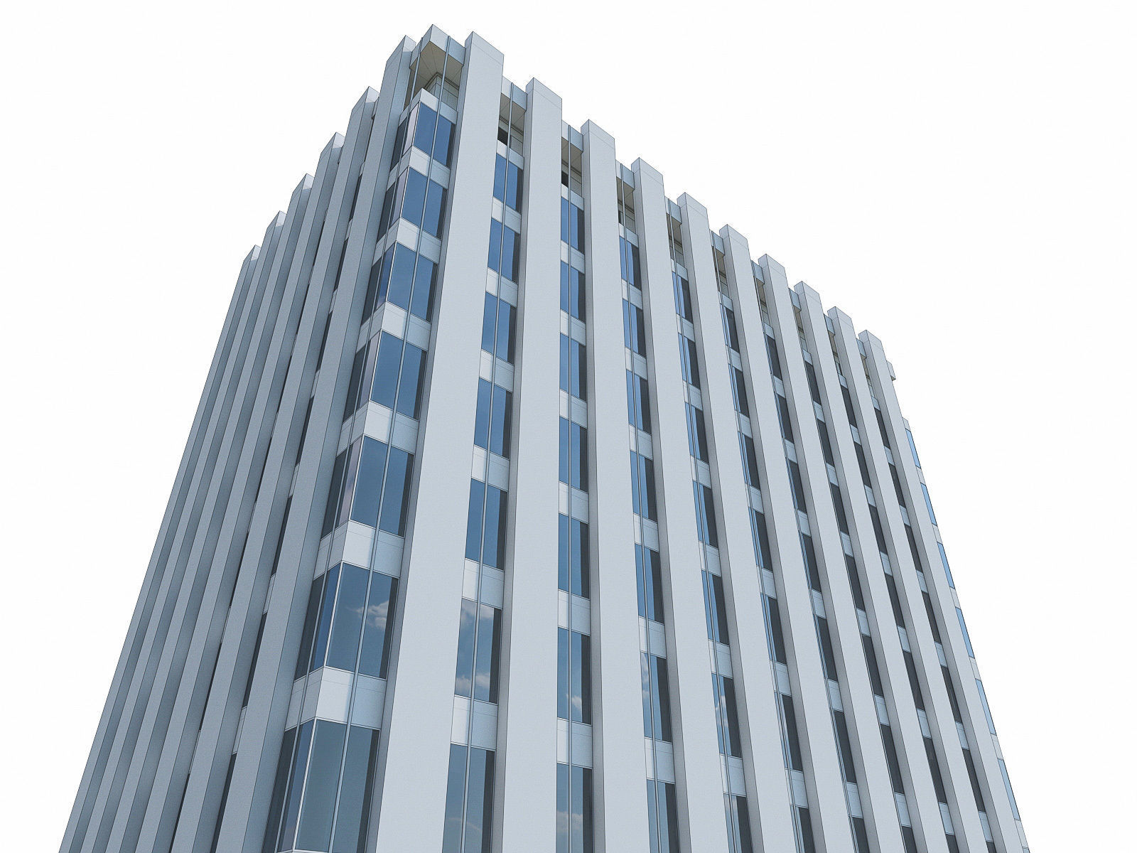 La Defense Buildings Collection Low-poly 3D model_29