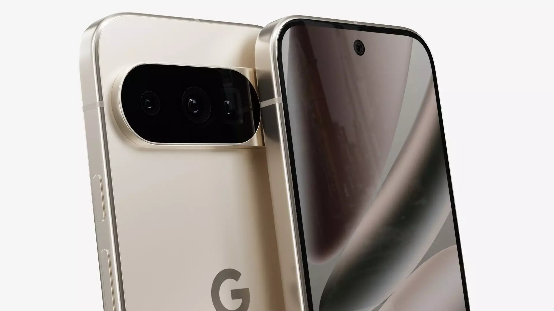 Google Pixel 10 Pro Porcelain Low-poly 3D model_3