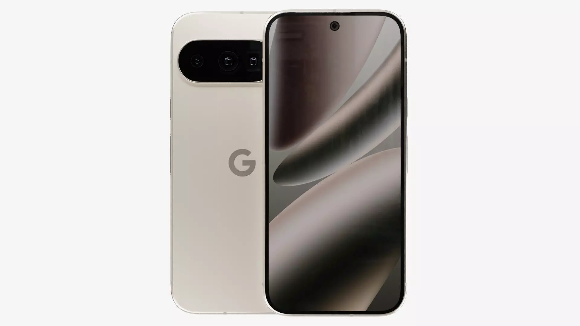 Google Pixel 10 Pro Porcelain Low-poly 3D model_1