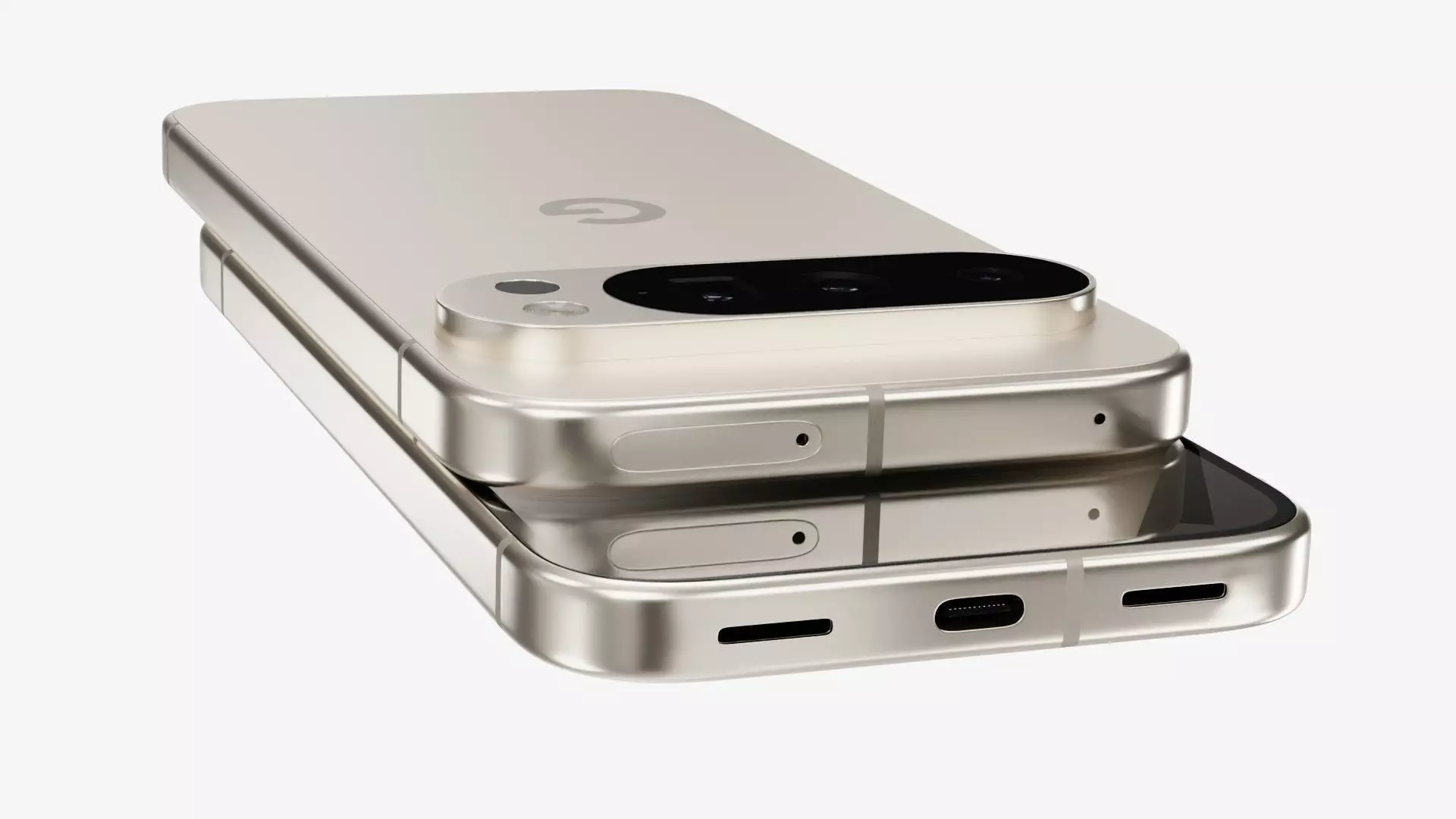 Google Pixel 10 Pro Porcelain Low-poly 3D model_8